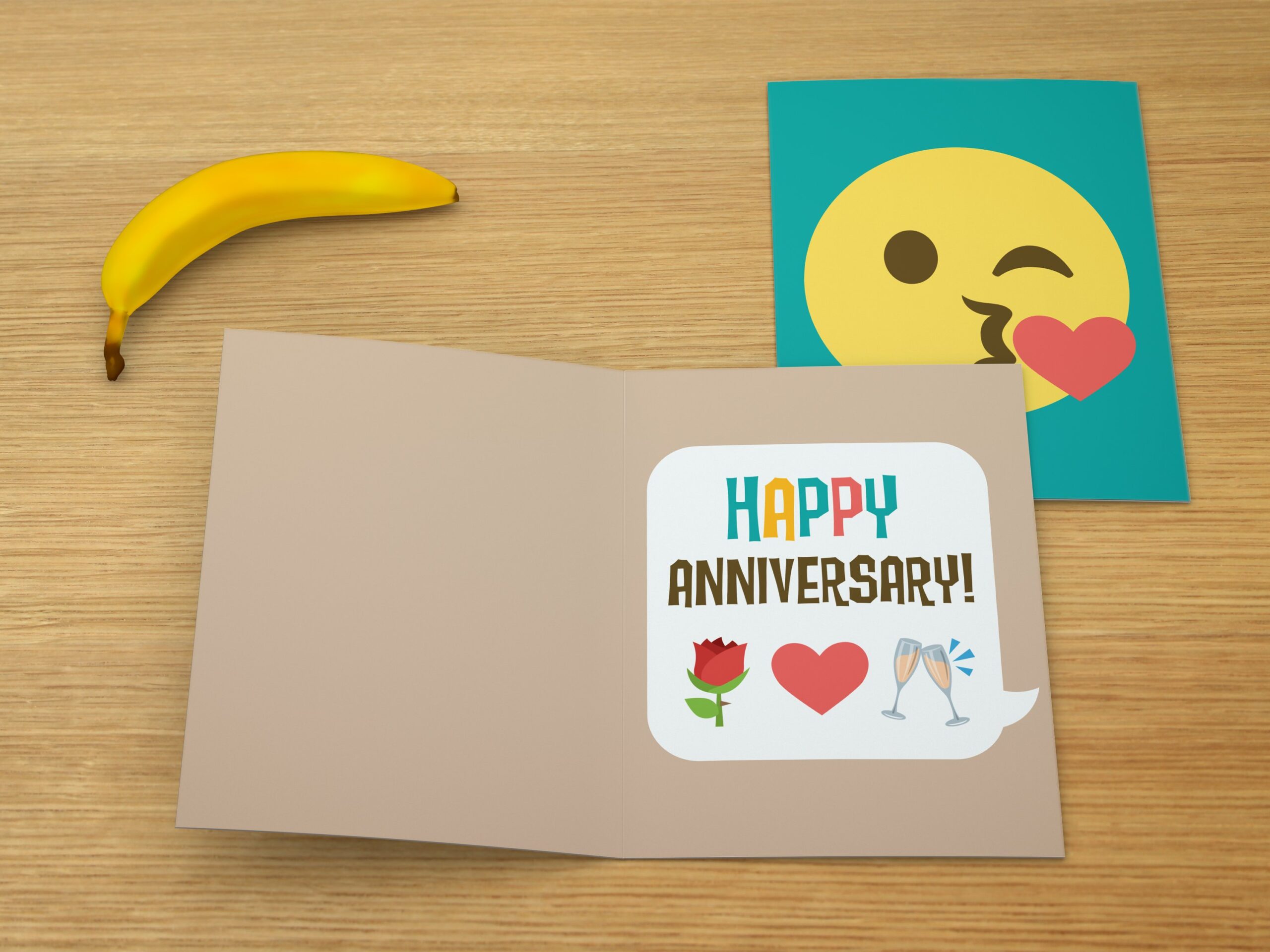 Emoji Anniversary Oversized Anniversary Card InYourFace Designs
