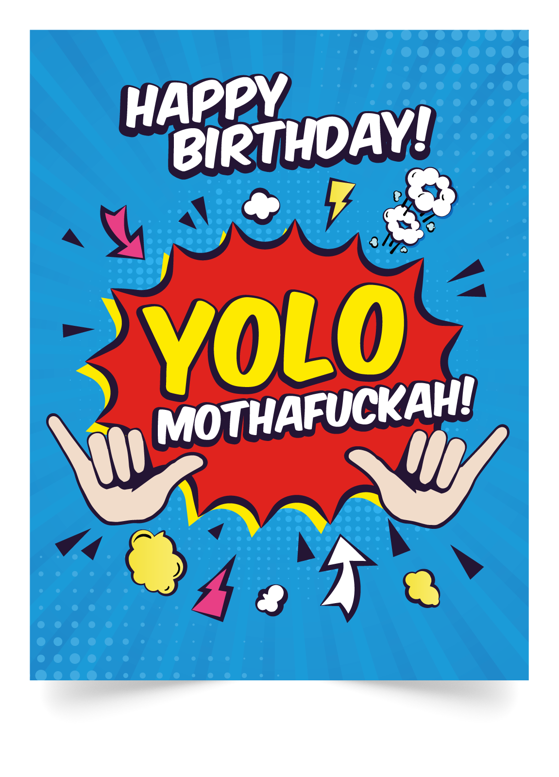 Magical Mom Birthday Oversized Birthday Card InYourFace Designs